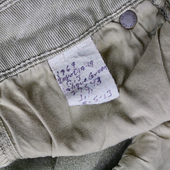 PAIGE Green Ankle & Cropped Jeans - Picture 7 of 7